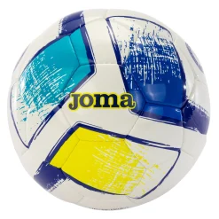 Balón Fútbol Joma Dalí II Blanco/Turquesa/Amarillo T-5