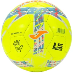 Balón Fútbol Joma Dalí III Amarillo Flúor Turquesa Flúor T-5