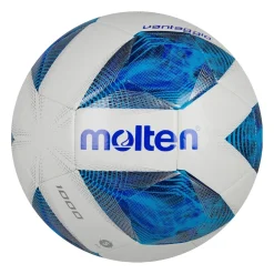 Balón Fútbol Molten F3A1000 Blanco/Azul T-3