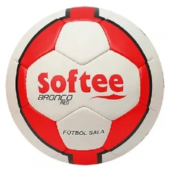 Balón Fútbol Sala Softee Bronco Rojo/Blanco T-62