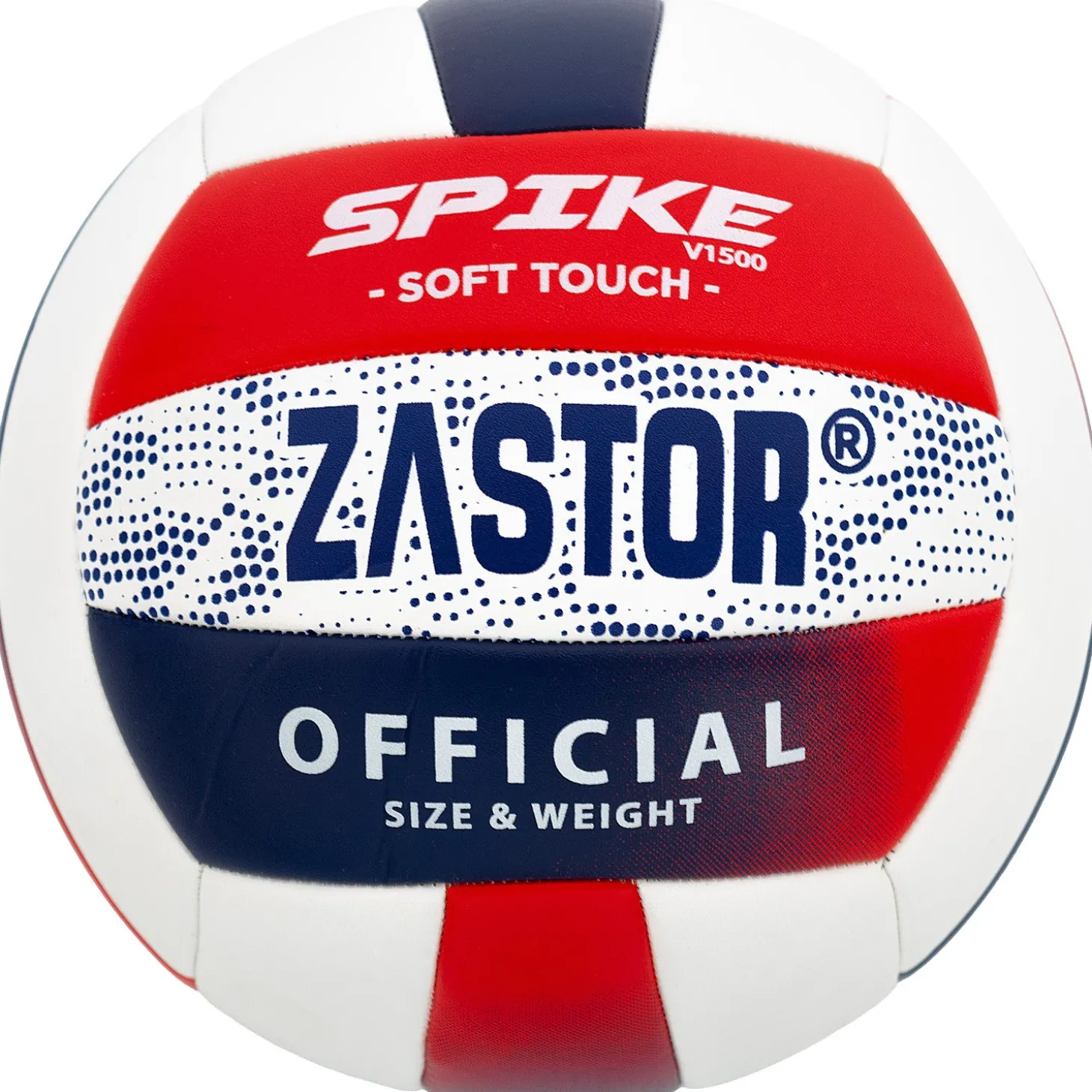 Balón Voleibol Zastor Spike 5V1500 Rojo/Azul T-5