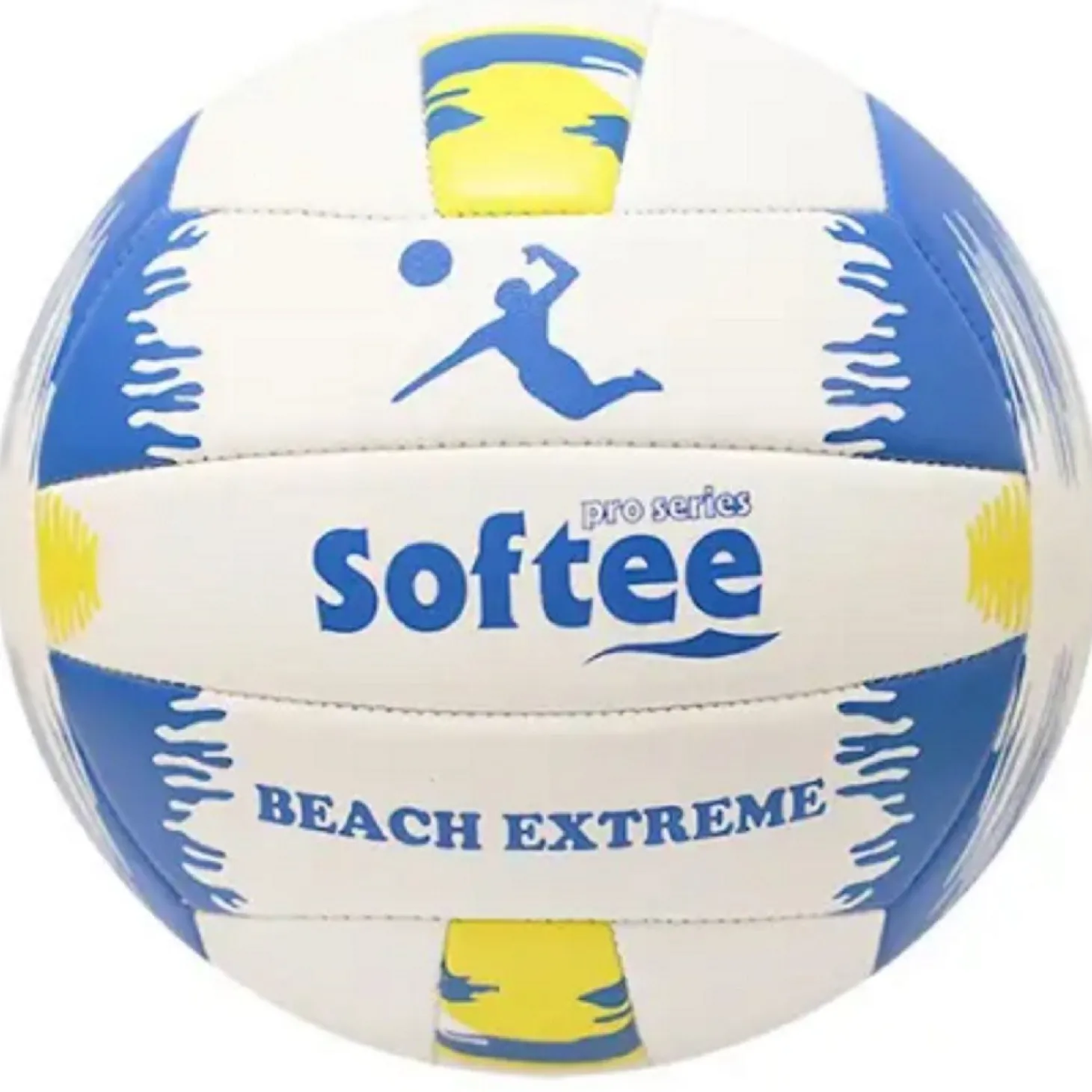 Balón Voley Playa Softee Extreme /Blanco/Azul T-5