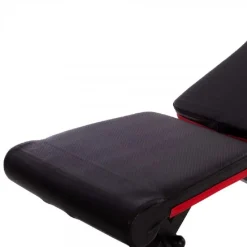 Banco Multifunción Regulable Negro/Rojo