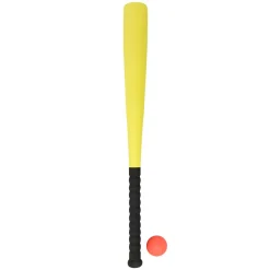 Bate Béisbol Foam Con Pelota. Amarillo
