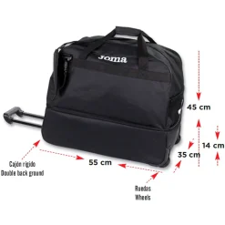 Bolsa Deportiva Joma Trolley Training Negro