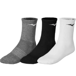 Calcetines Mizuno Training 3P Blanco/Negro/Gris