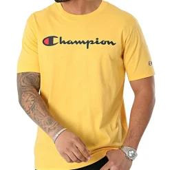 Camiseta Champion Basic Cou Amarilla