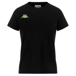 Camiseta Kappa Kombat Fiba Training Negro