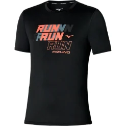 Camiseta Mizuno Core Run Tee Negra