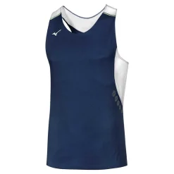 Camiseta Mizuno Team Premium JPN Singlet Royal-Blanco