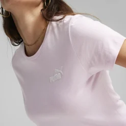 Camiseta Puma ESS+ Embroidery Lila