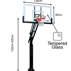 Canasta Baloncesto Fija Moxen Mamba