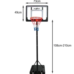 Canasta Baloncesto Trasladable Moxen Raptors