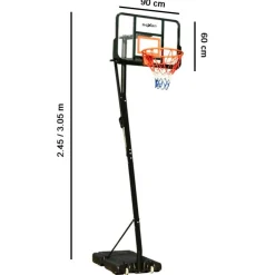 Canasta Baloncesto Trasladable Moxen Lakers