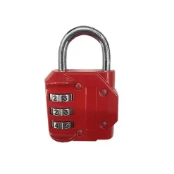 Candado Numérico Maxi Rojo