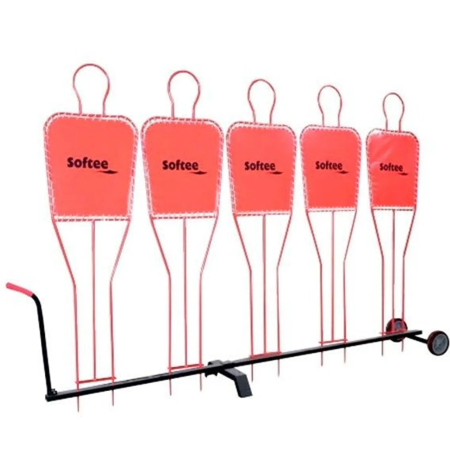 Carro Porta Jugadores Barrera 5 Siluetas