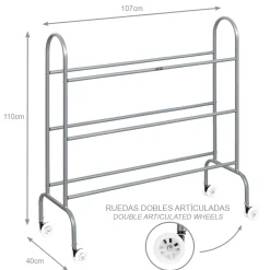 Carro Portabalones Zastor Racky 107x40x110cm