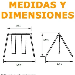 Columpio Fuji Adultos Cuerdas