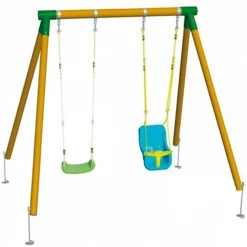 Columpio Infantil Kibo Doble con Asiento Bebé