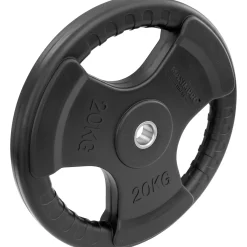 Disco Caucho Maximpro Masos C/Agarre 20kg