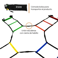Escalera Agilidad Cruzada Zastor STP-Quad