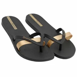 Ipanema Kirei Fem Negro/Dorado