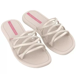 Ipanema Meu Sol Slide Fem Beige/Rosa