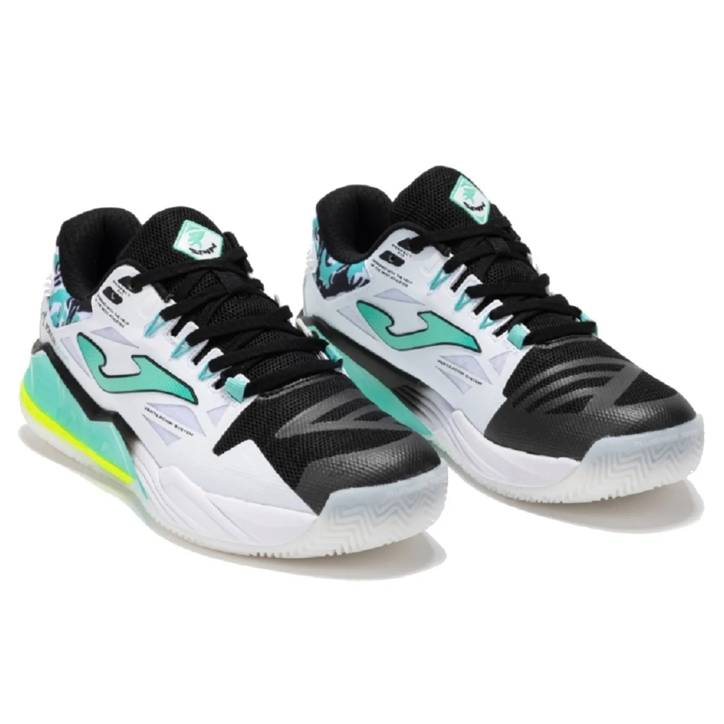 Joma Spin Men Blanco/Negro/Turquesa