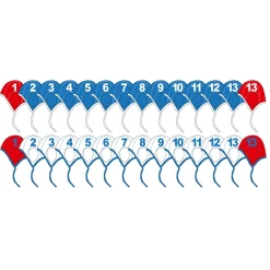 Juego 28 Gorros Waterpolo Numerados