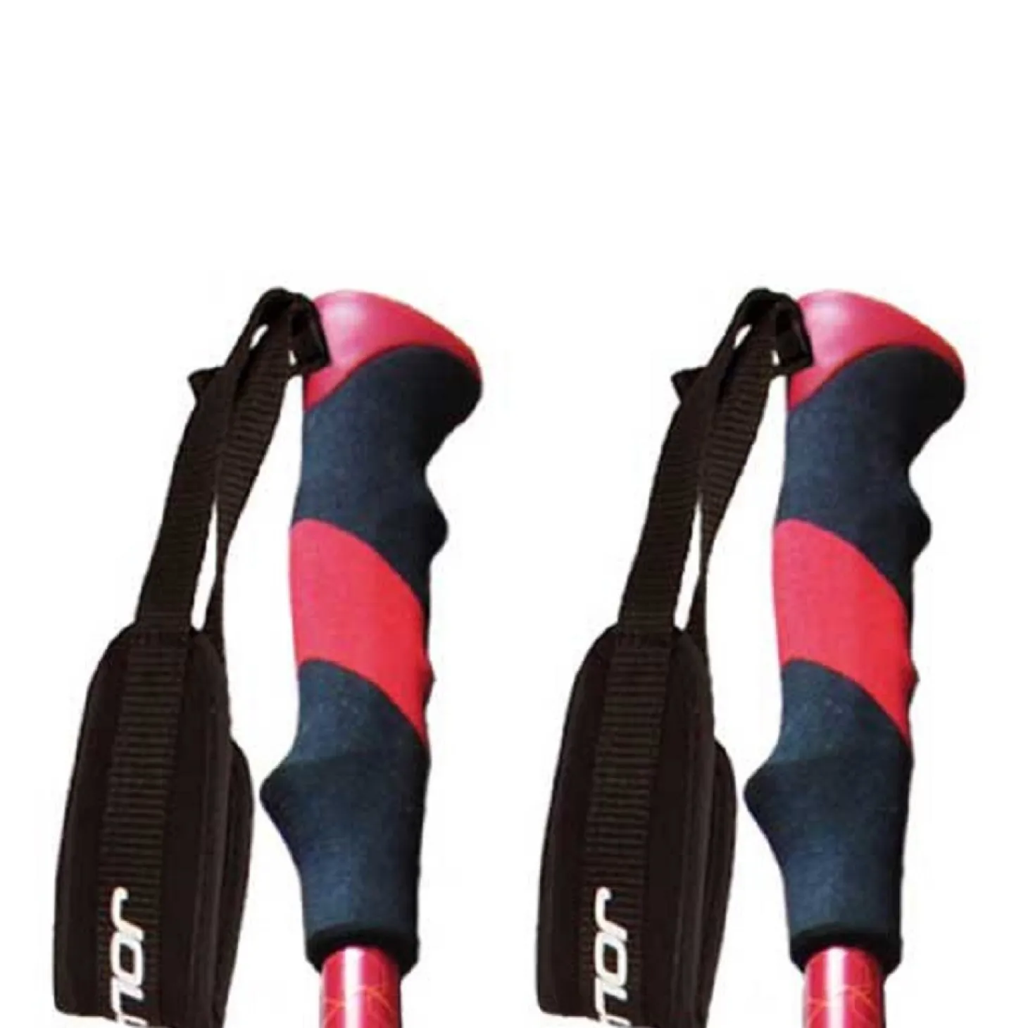 Juego Bastones Trekking Joluvi Naranjo Rojo