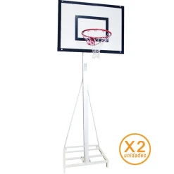Juego Canastas Minibasket Trasladables DeLuxe