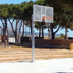 Juego Canastas Minibasket Antivandálicas Galvanizadas