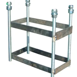 Juego Canastas Minibasket Antivandálicas Galvanizadas