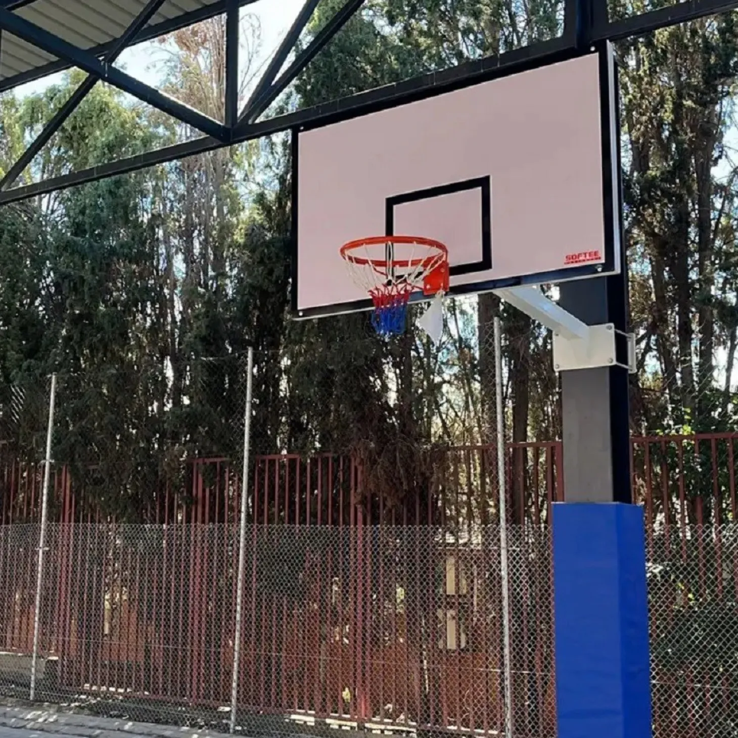 Juego Estructuras Canastas Baloncesto Fija a Viga Vuelo 1'65m