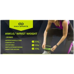 Juego Muñequeras/Tobilleras Lastradas Maximpro Keer 2 Kg