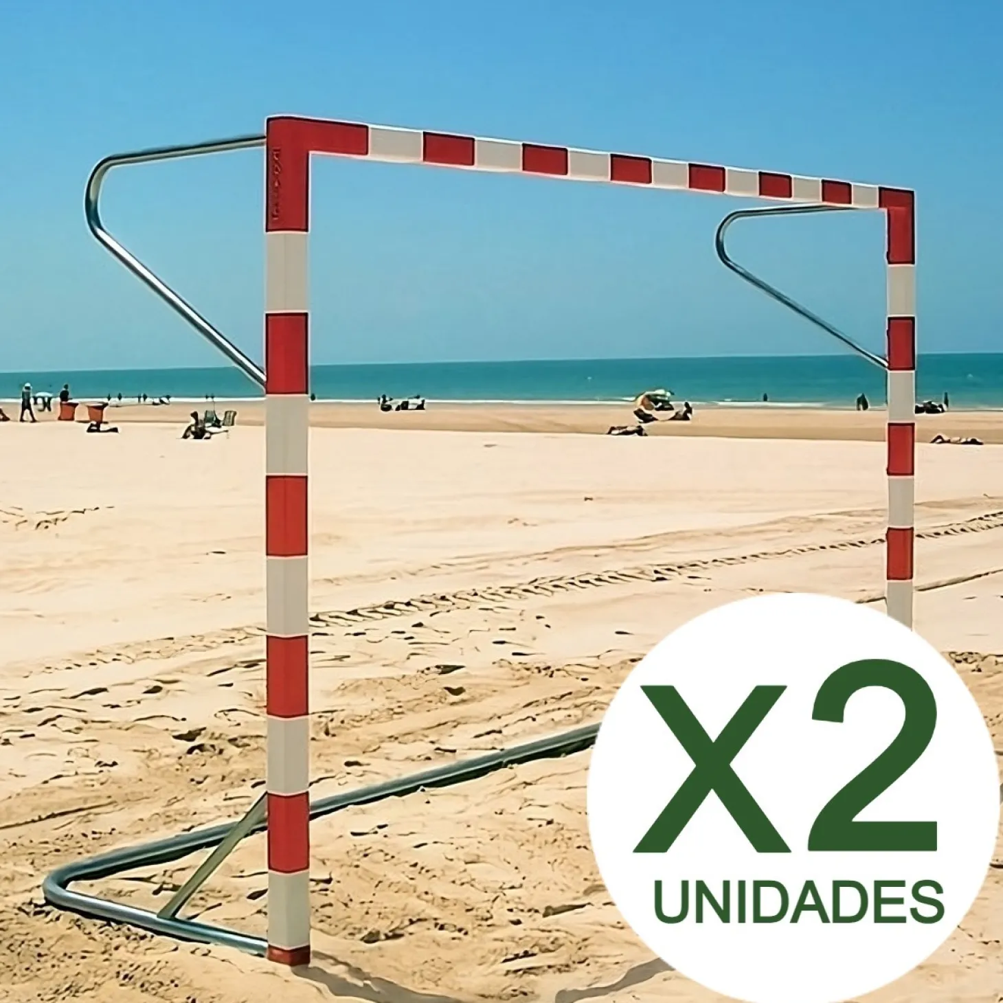 Juego Porterías Balonmano Playa - Aluminio