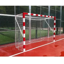 Juego Porterías Fijas Fútbol Sala - Balonmano - Acero