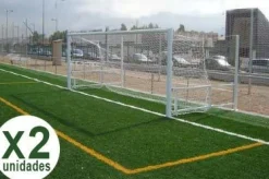 Juego Porterías Fútbol 8 ABATIBLES - Aluminio Oval