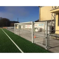 Juego Porterías Fútbol 8 ABATIBLES - Aluminio Oval