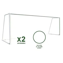 Juego Porterías Fútbol 11 Trasladables - Acero