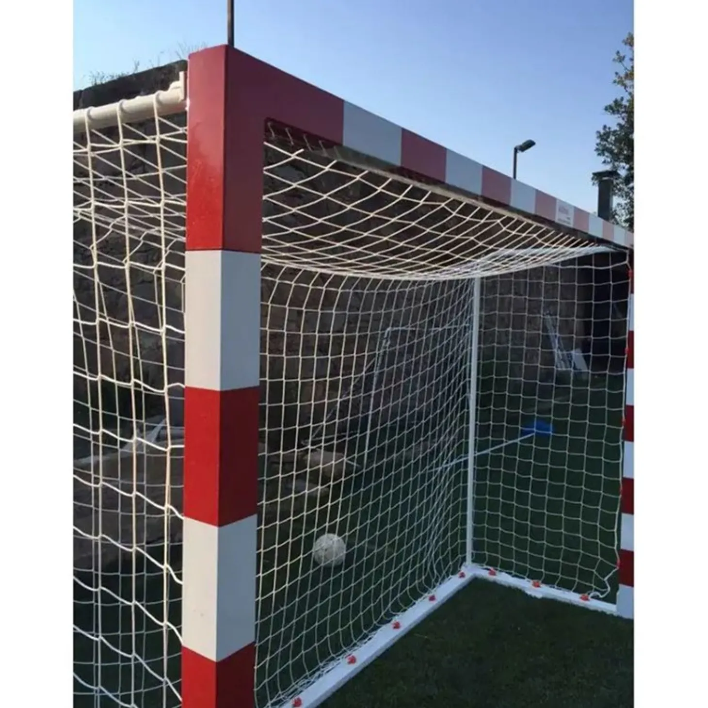 Juego Porterías Trasladables DeLuxe Fútbol Sala - Balonmano Acero