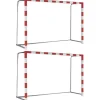 Juego Porterías Trasladables DeLuxe Fútbol Sala - Balonmano Aluminio