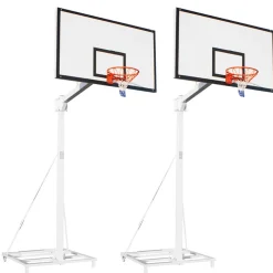 Juego Postes Canastas Baloncesto Trasladables DeLuxe