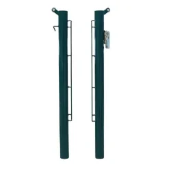 Juego Postes Tenis Metálicos 80mm Fijos Deluxe