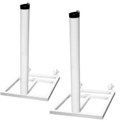 Juego Postes Tenis Trasladables Aluminio Ø90 mm