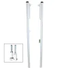 Juego Postes Voleibol Fijos Ø90mm - Altura Regulable - Aluminio
