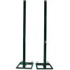 Juego Postes Voleibol Trasladables Cuadrados- Altura Regulable - Acero