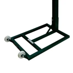 Juego Postes Voleibol Trasladables Cuadrados- Altura Regulable - Acero