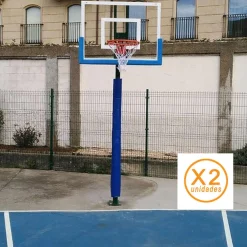 Juego Protectores Postes Canastas 80x80mm