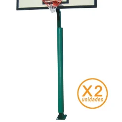 Juego Protectores Postes Canastas 80x80mm